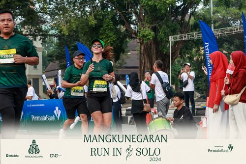 Race photo from Mangkunegaran Run 2024
