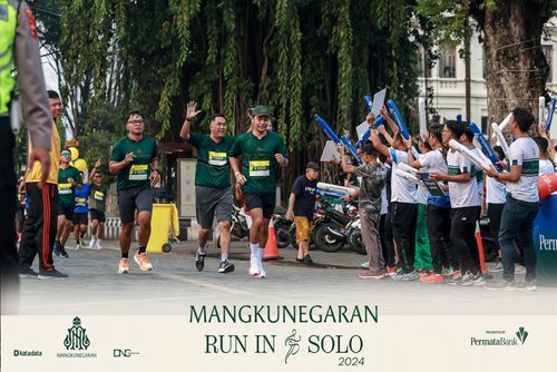 Race photo from Mangkunegaran Run 2024