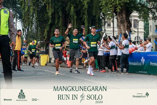 Race photo from Mangkunegaran Run 2024