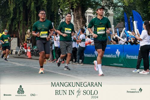 Race photo from Mangkunegaran Run 2024
