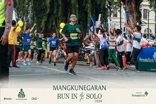 Race photo from Mangkunegaran Run 2024