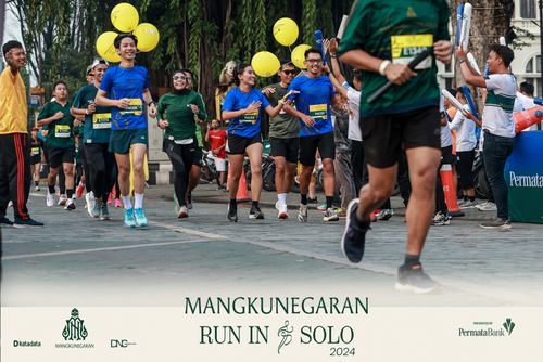 Race photo from Mangkunegaran Run 2024