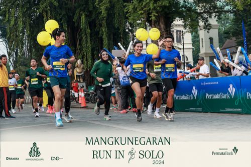 Race photo from Mangkunegaran Run 2024
