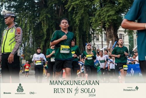 Race photo from Mangkunegaran Run 2024