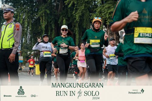 Race photo from Mangkunegaran Run 2024