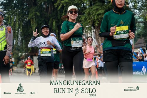 Race photo from Mangkunegaran Run 2024