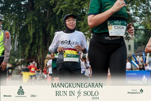 Race photo from Mangkunegaran Run 2024