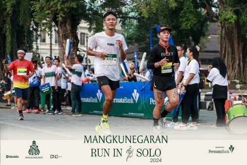 Race photo from Mangkunegaran Run 2024
