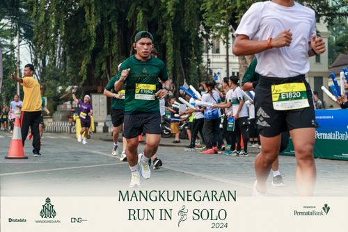 Race photo from Mangkunegaran Run 2024