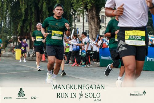 Race photo from Mangkunegaran Run 2024