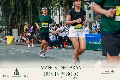 Race photo from Mangkunegaran Run 2024