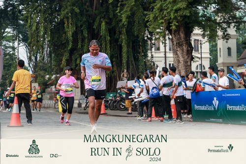 Race photo from Mangkunegaran Run 2024