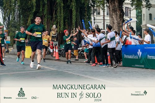 Race photo from Mangkunegaran Run 2024