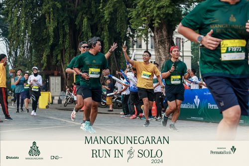 Race photo from Mangkunegaran Run 2024