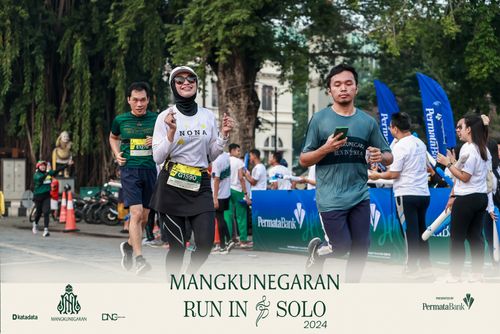 Race photo from Mangkunegaran Run 2024
