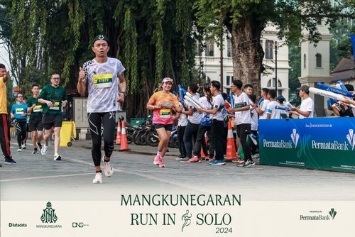 Race photo from Mangkunegaran Run 2024