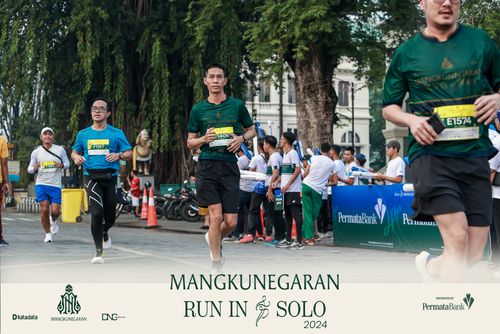 Race photo from Mangkunegaran Run 2024