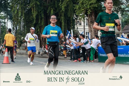 Race photo from Mangkunegaran Run 2024