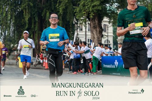 Race photo from Mangkunegaran Run 2024