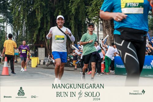 Race photo from Mangkunegaran Run 2024