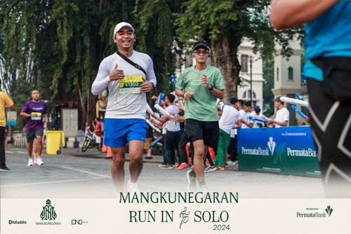 Race photo from Mangkunegaran Run 2024