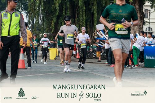 Race photo from Mangkunegaran Run 2024