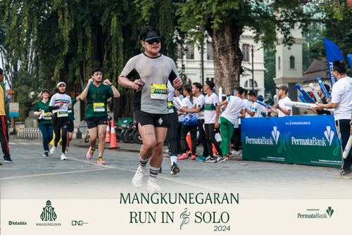 Race photo from Mangkunegaran Run 2024