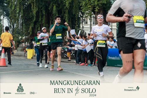Race photo from Mangkunegaran Run 2024