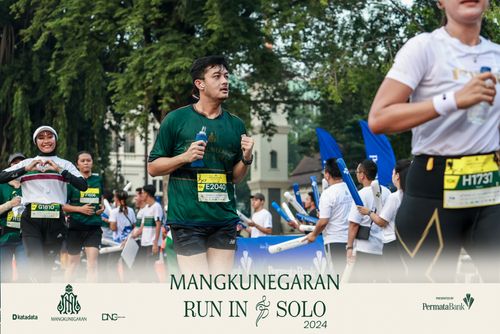 Race photo from Mangkunegaran Run 2024