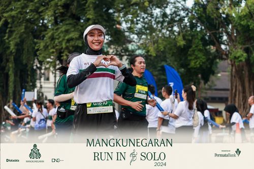 Race photo from Mangkunegaran Run 2024