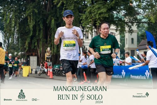 Race photo from Mangkunegaran Run 2024