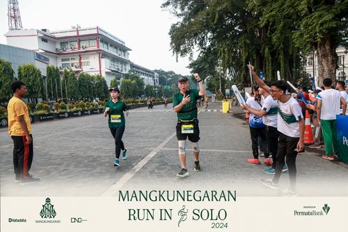 Race photo from Mangkunegaran Run 2024