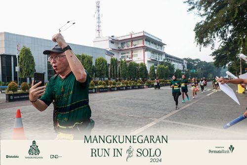 Race photo from Mangkunegaran Run 2024