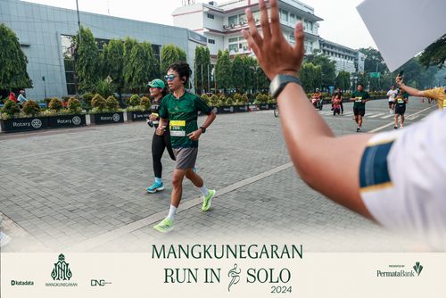 Race photo from Mangkunegaran Run 2024
