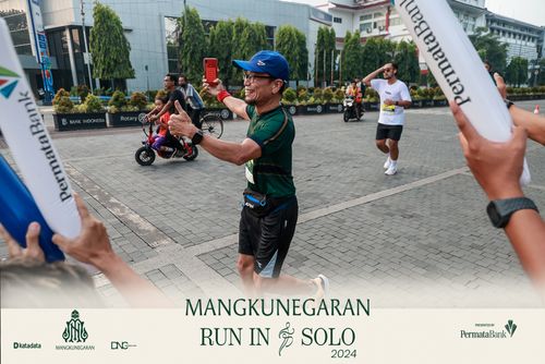 Race photo from Mangkunegaran Run 2024