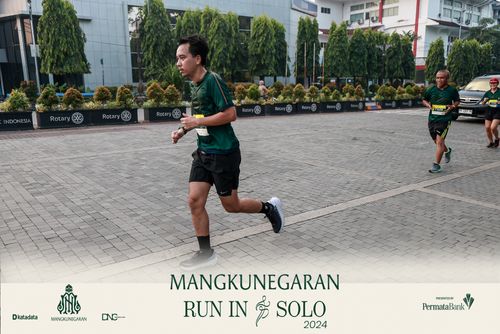 Race photo from Mangkunegaran Run 2024