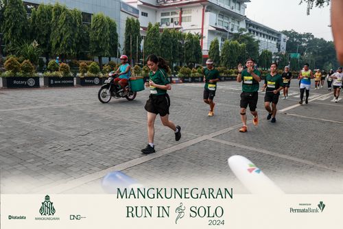 Race photo from Mangkunegaran Run 2024