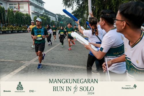 Race photo from Mangkunegaran Run 2024