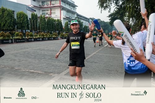 Race photo from Mangkunegaran Run 2024