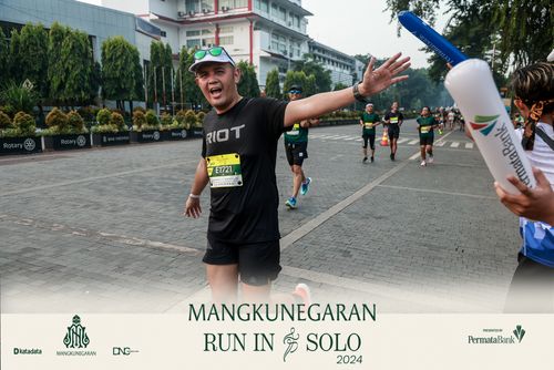 Race photo from Mangkunegaran Run 2024