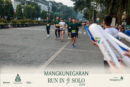 Race photo from Mangkunegaran Run 2024