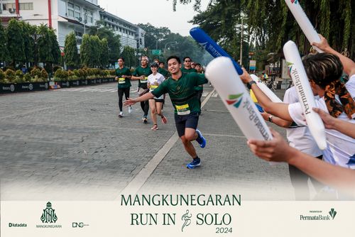 Race photo from Mangkunegaran Run 2024