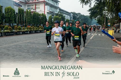 Race photo from Mangkunegaran Run 2024