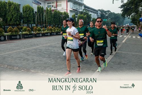 Race photo from Mangkunegaran Run 2024