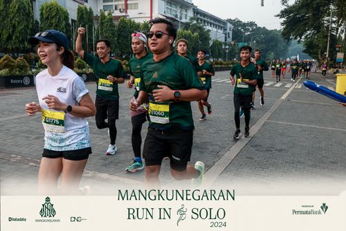 Race photo from Mangkunegaran Run 2024