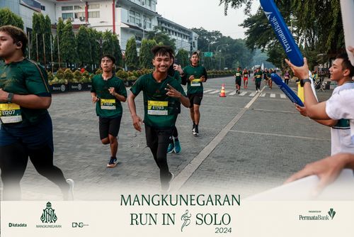 Race photo from Mangkunegaran Run 2024