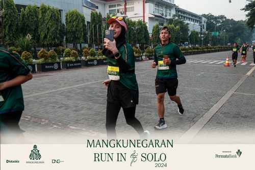 Race photo from Mangkunegaran Run 2024