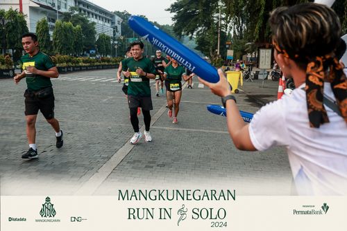 Race photo from Mangkunegaran Run 2024