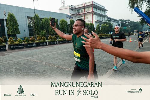 Race photo from Mangkunegaran Run 2024