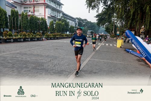 Race photo from Mangkunegaran Run 2024